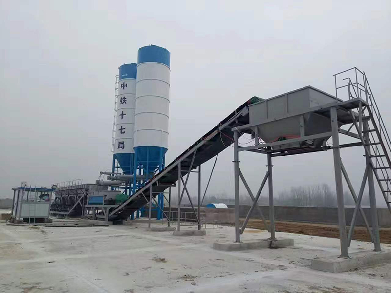 WDJ300—600型穩(wěn)定土拌合站配立式水泥倉(cāng)